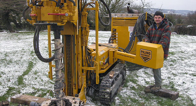 Drill Rig used for Soil Testing